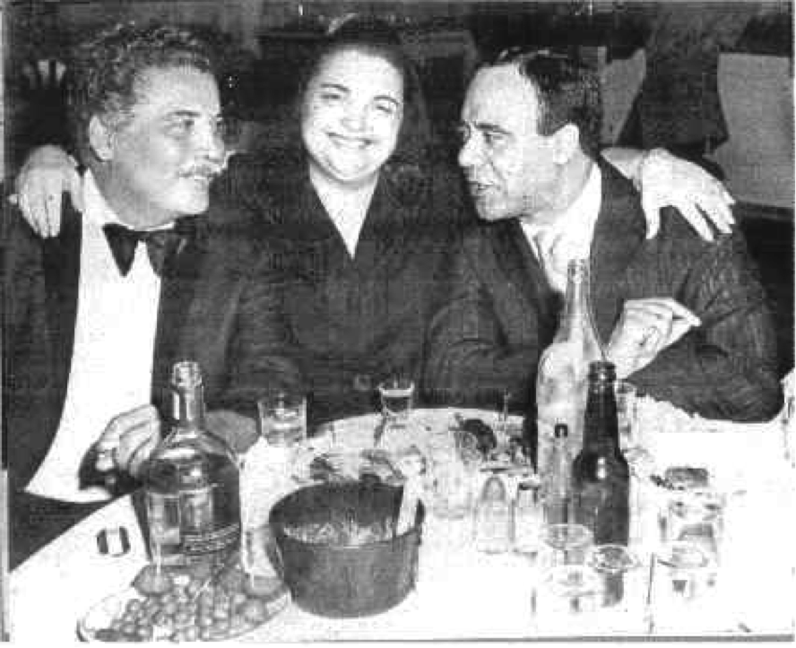 From left, Daniel Santos, Myrta Silva and Bobby Capó.